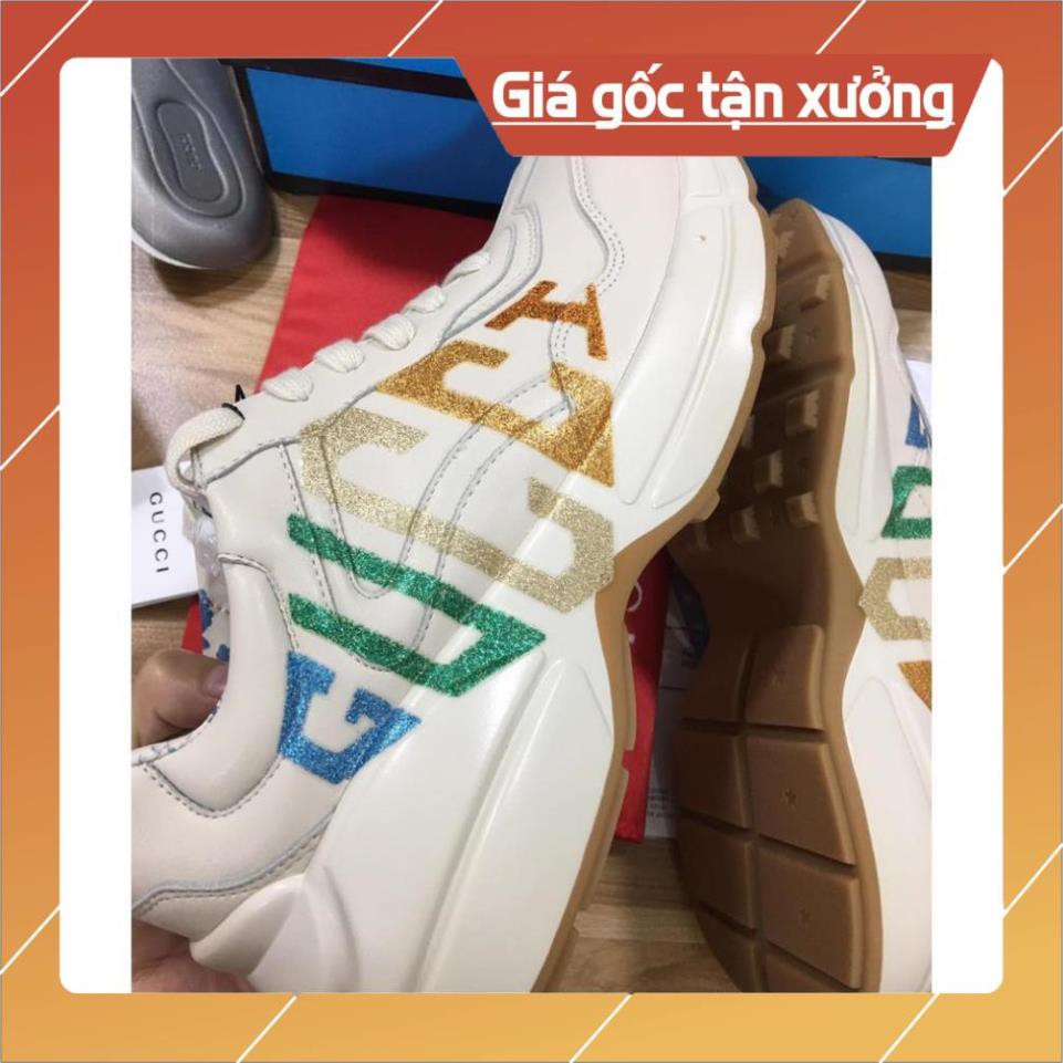 [FreeShip+ Hàng Cao Cấp] Giày thể thao Gucci nam nữ cao cấp, Giày nam nữ Full phụ kiện (ảnh thật)