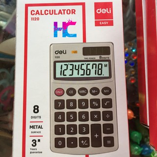 Máy tính 8 số deli 1120 - hang_chuan