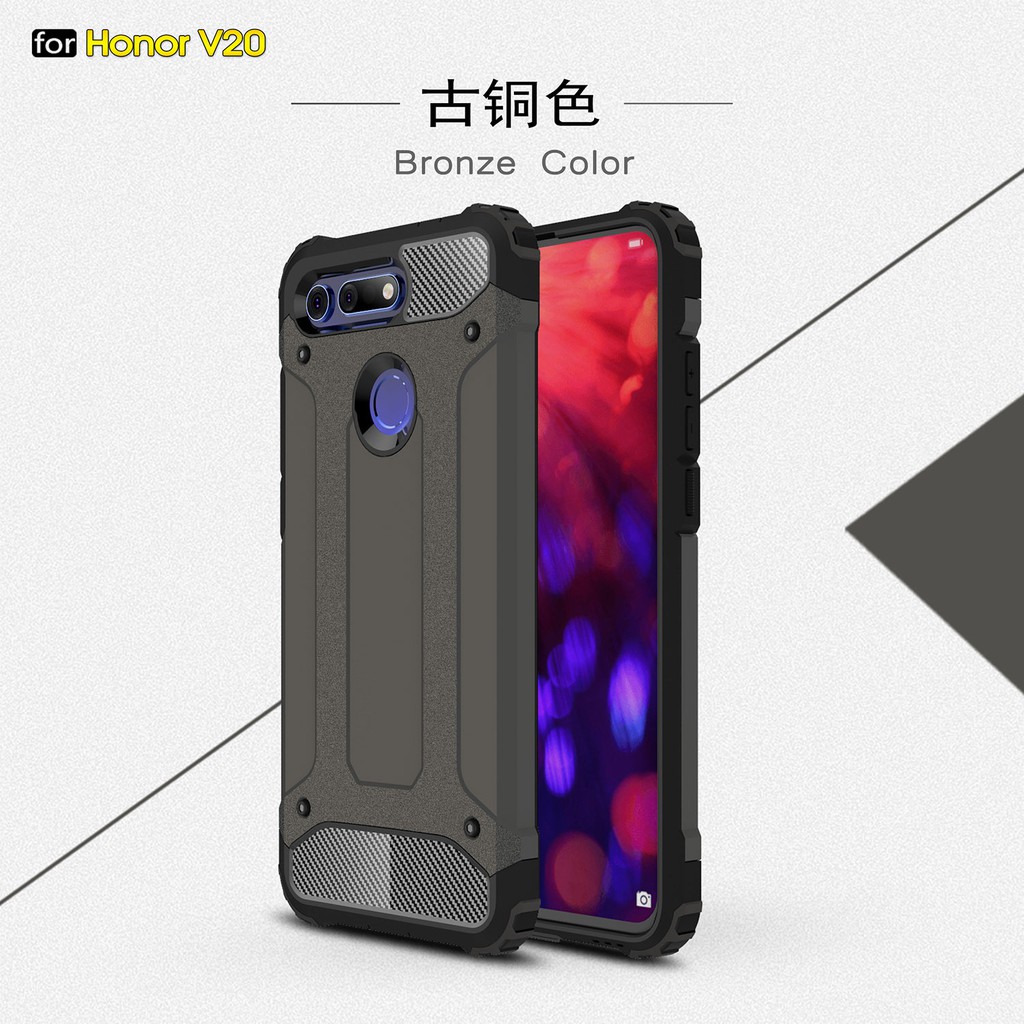 Ốp lưng TPU kiểu giáp bảo vệ cho Huawei Honor V10/V20/Magic 2