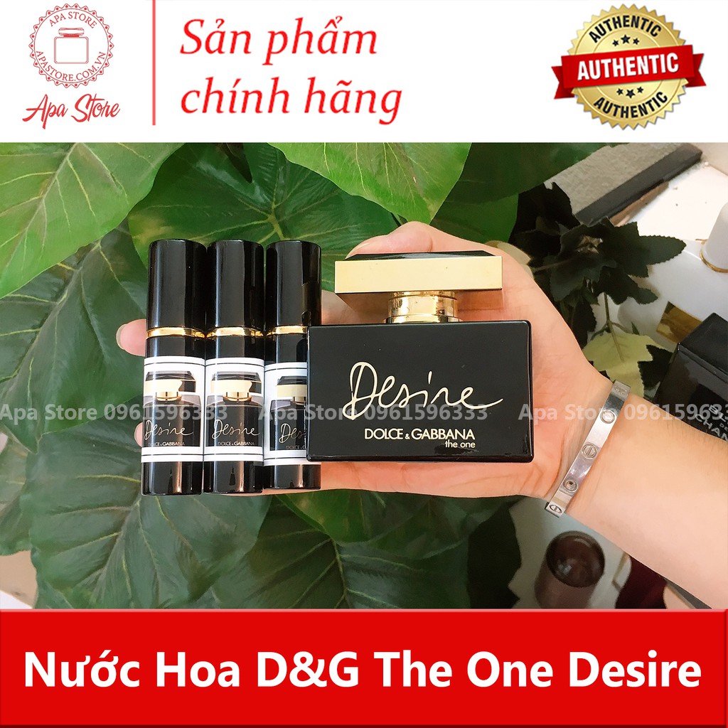 [Chính Hãng] Nước Hoa Nữ Dolce Gabbana The One Desire Chai 5ml-10ml-20ml