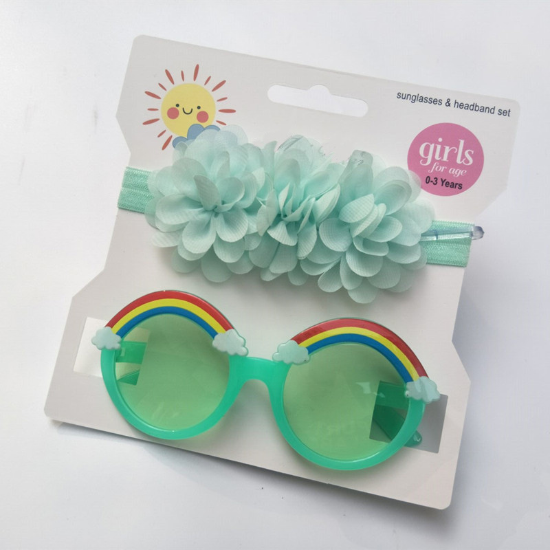 Set 2 Băng Đô Hoa Dễ Thương Cho Bé Gái