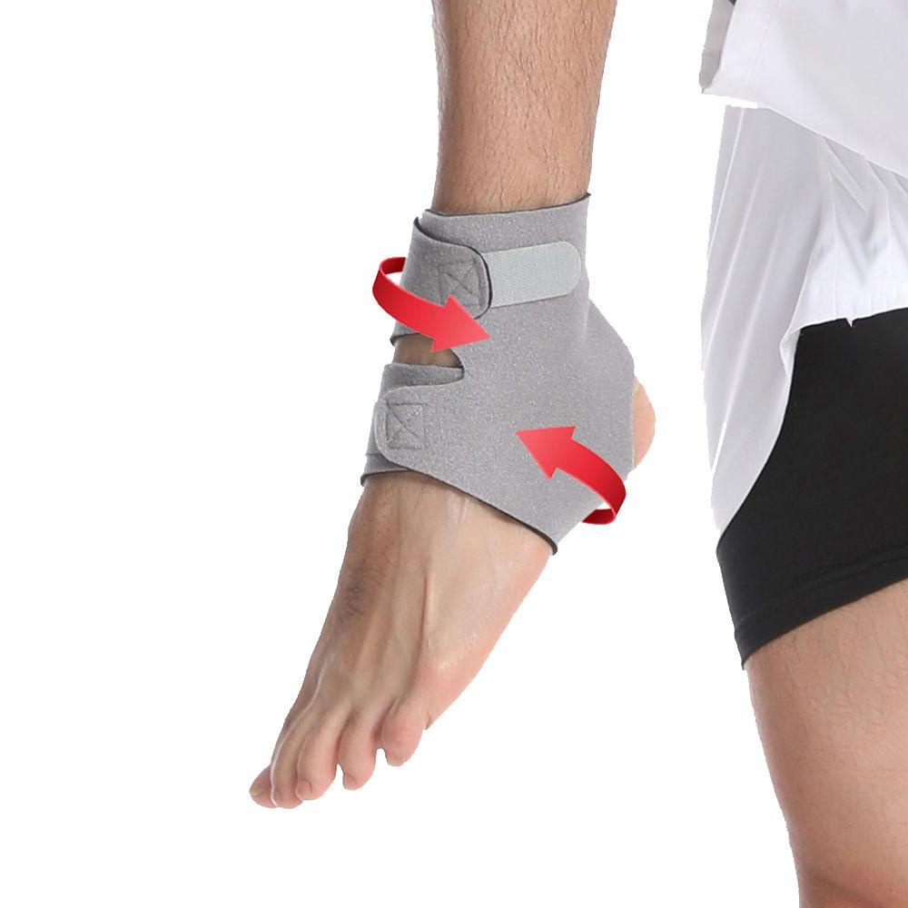Đai Quấn Bảo Vệ Mắt Cá Chân Bằng Nylon Neoprene Chống Sốc Có Thể Điều Chỉnh Hỗ Trợ Luyện Tập Gym