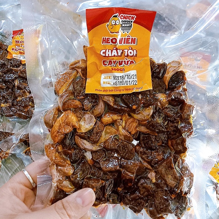 Heo Khô Chick Garden Dạng Viên Cay Vừa Gói 200Gram - Ăn Vặt Hà Nội | BigBuy360 - bigbuy360.vn