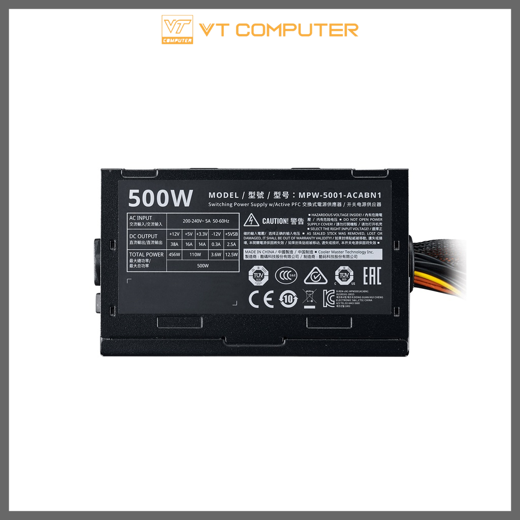 Nguồn Cooler Master / 500-850W / Modul / Bảo Hành 36 Tháng