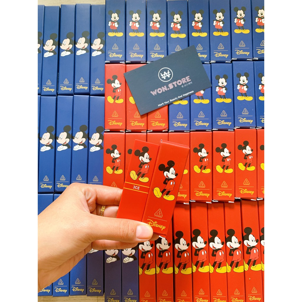 SON 3CE PHIÊN BẢN MICKEY TATTOO LIP #COOLEST #LUZTIC #PICNICKER #BESTPART [Chính Hãng] | BigBuy360 - bigbuy360.vn