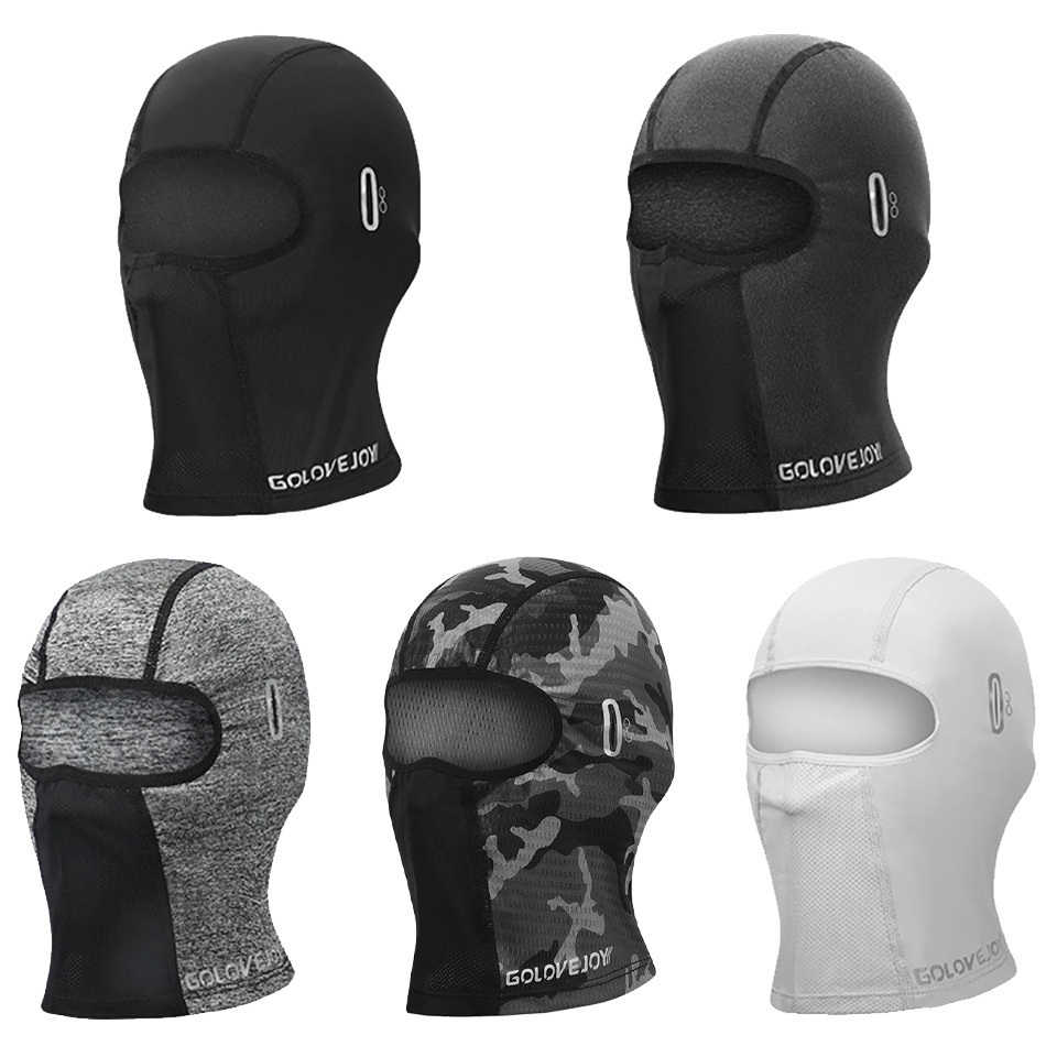 GTUBIKE Summer Riding Headgear Breathable Sunscreen Mask Self-driving Motorcycle Liner Cap Ice Silk Windproof Scarf Unisex Bandana Balaclava