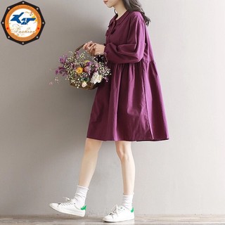 ĐẦM BABYDOLL TÍM 3 NƠ
