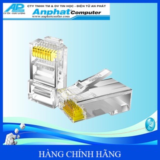 [1 hạt cũng bán] Đầu bấm mạng Tenda chuẩn Cat 5e/Cat 6 RJ45 - Hàng Chính Hãng