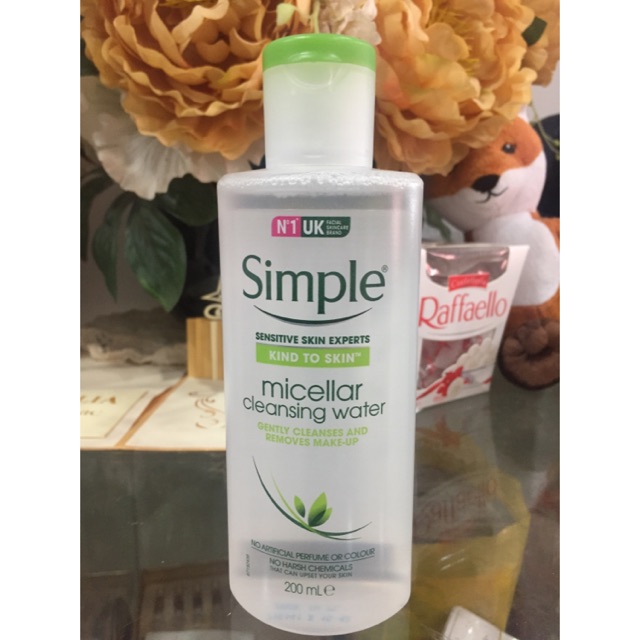 Tẩy trang Simple 200ml hàng chính hãng