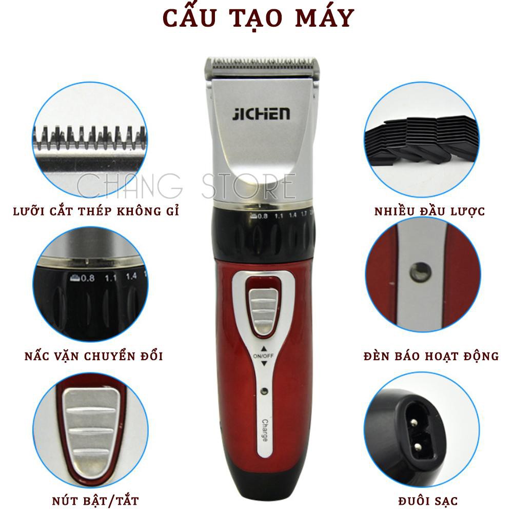 Tông Đơ Cắt Tóc Gia Đình Jichen JC-0817 Chuyên Dụng