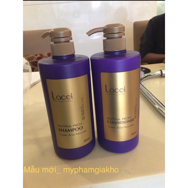 COMBO GỘI XẢ LACEI TÍM. hàng chuẩn công ty luôn có sẵn