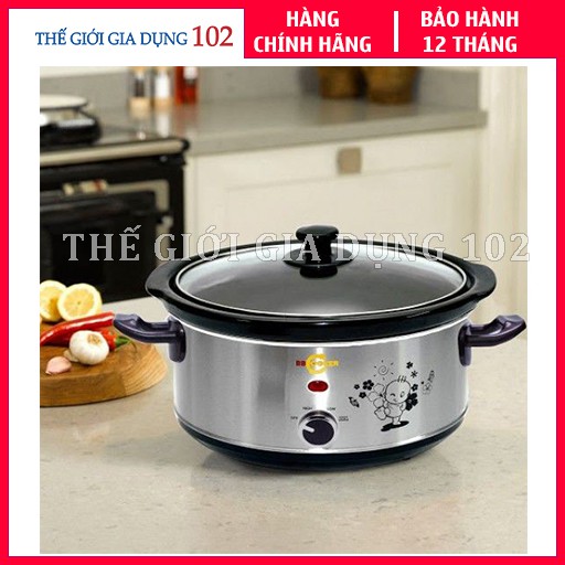 [FREESHIP] Nồi nấu cháo chậm cho bé BBCooker 3.5L, thương hiệu	Hàn Quốc, hàng chính hãng, bảo hành 12 tháng