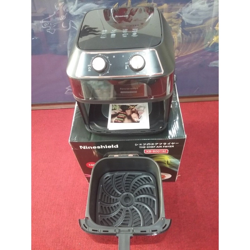 Nồi chiên không dầu Nine Shield- nồi cơ 10L- bảo hành 12 tháng