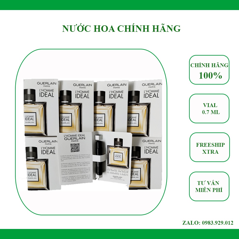Vial Nước Hoa Guerlain L Homme Ideal EDT