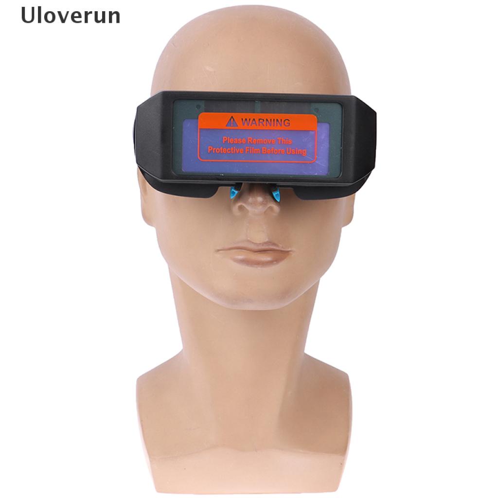 uloverun Solar auto darkening welding helmet eyes protector welder cap goggles mask VN