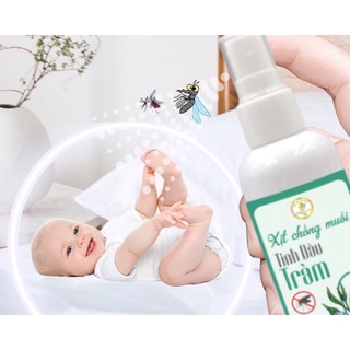 XỊT CHỐNG MUỖI TINH DẦU TRÀM AN TOÀN CHO TRẺ SƠ SINH VÀ PHỤ NỮ MANG THAI