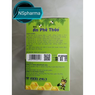 Siro ho An Phế Thảo dạng gói