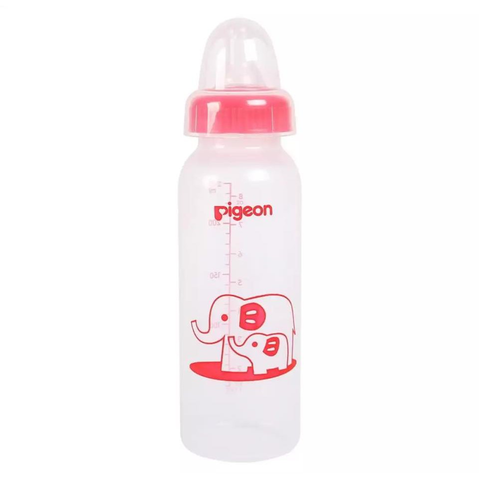 Bình Sữa Cho Bé Pigeon 240ml- 120ml, Bình Bú Nhựa PP Tiêu Chuẩn ( BPA Free)