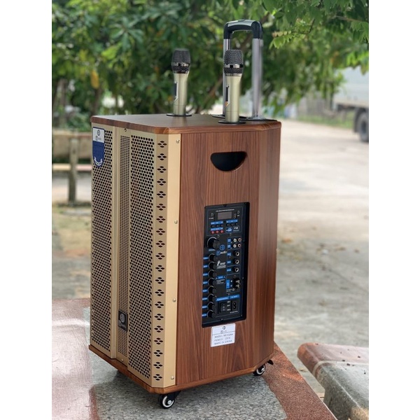 Loa Kéo MC 12 Plus Loa kẹo kéo bass 30 hát karaoke tích hợp bluetooth tích hợp 2 Micro không dây chính hãng