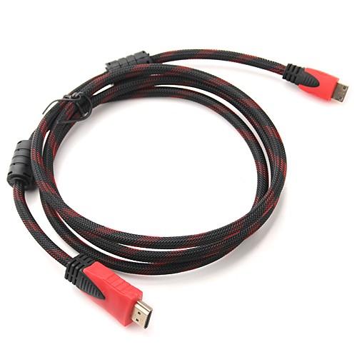 Cáp nối HDMI to HDMI Dây kết nối HDMI, Cáp tín hiệu hdmi bọc vải cực bền cắm là chạy không cần cài đặt - KHO SỈ