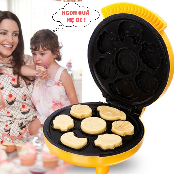  Máy Nướng Bánh, Máy Làm Bánh Hình Thú 7 Khuôn Magic Bullit