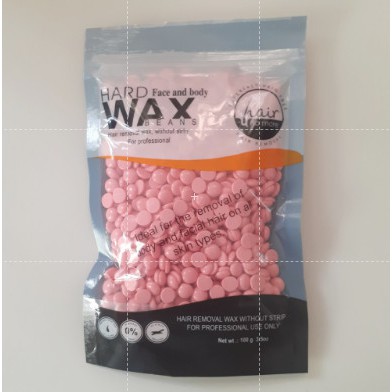 Sáp wax lông nóng hình dạng hạt đậu 500g Wax Bean chuyên dụng tẩy lông toàn thân, tay, chân cao cấp Hard Wax Beans