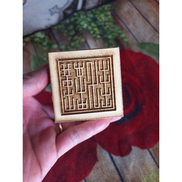 Ấn triện cẩn phong,dấu gỗ bền đẹp sắc nét