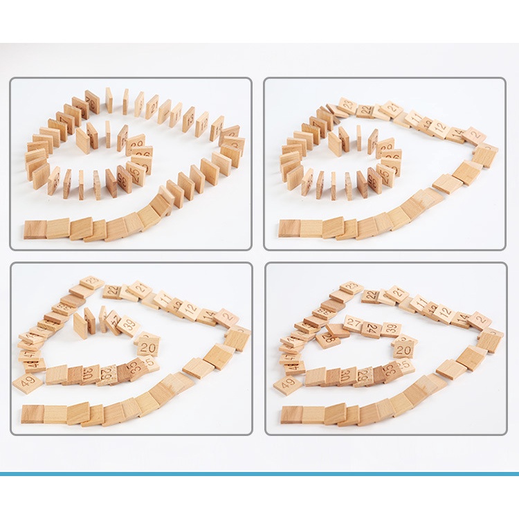 Bảng Gỗ Số Tập Đếm Từ 1 Đến 100 Giáo Cụ Montessori Đồ Chơi Trẻ Em Mẫu Giáo