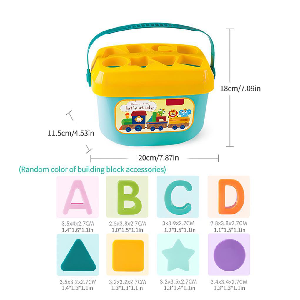 Hộp Đựng Đồ Chơi Khối Phân Loại Tiết Kiệm Không Gian An Toàn