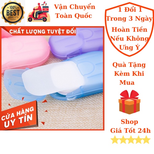 XÀ PHÒNG GIẤY DU LỊCH DÙNG 1 LẦN TIỆN LỢI, XÀ PHÒNG GIẤY NHỎ GỌN