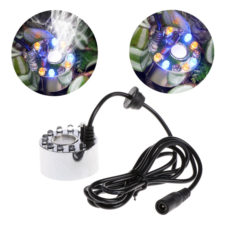 Máy Phun Sương Tạo Ẩm Mini Có 12 Đèn LED