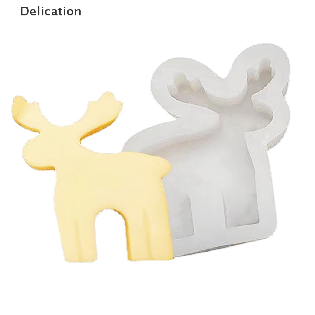 Khuôn Silicone Tạo Hình Hươu 3D Trang Trí Giáng Sinh