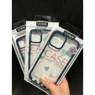 Ốp lưng Likgus cho iPhone 15 Pro max 14 Plus 13 Pro max 14 Pro Max viền TPU màu Chống sốc lưng chống ố