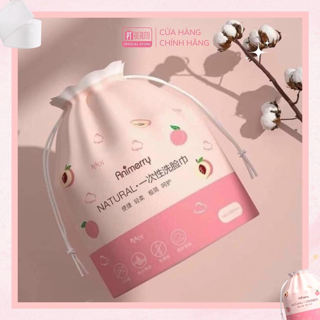 Khăn Mặt Khô Animerry 100% cotton dùng 1 lần