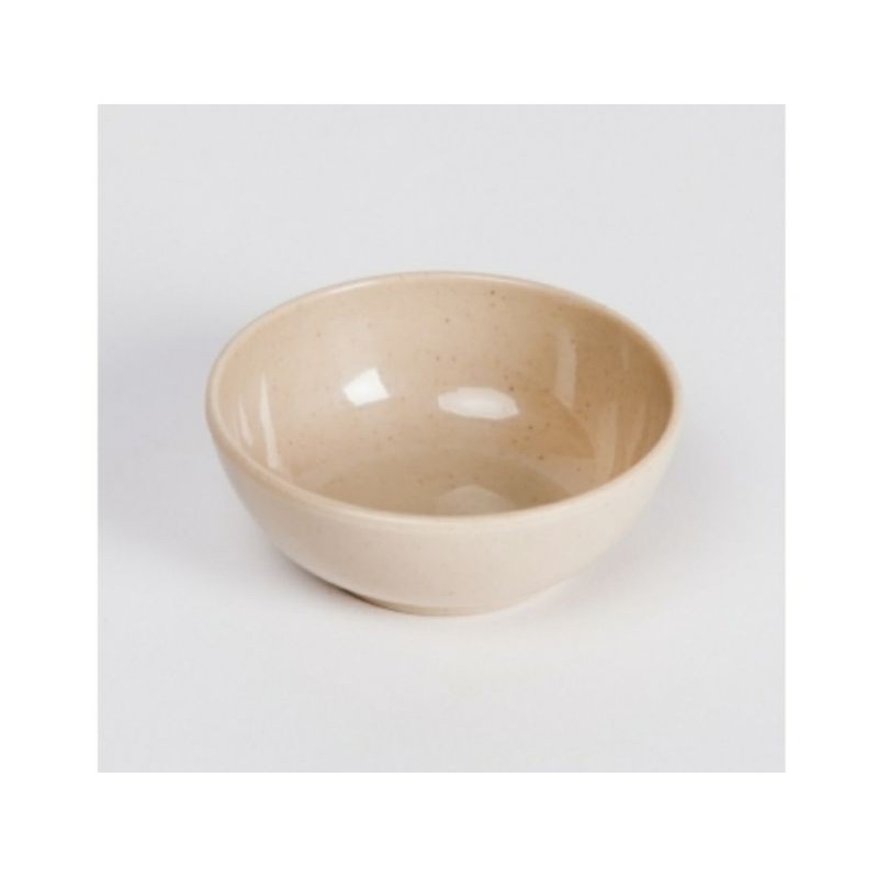 Chén nước chấm tròn nhựa Melamine màu Nâu (CO34)