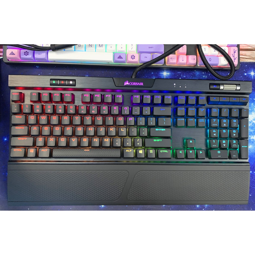 Bàn phím cơ Corsair K70 RGB MK2 Low Profile Speed switch
