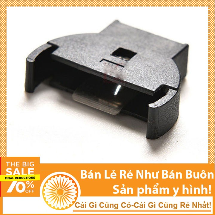 Đế Pin Cúc Áo CR2032 Chân Cắm 90° 69