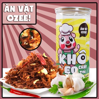 Khô heo cháy tỏi Ozee hộp 300g thơm ngon bùng vị