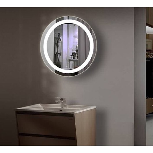 Gương tròn đèn led, gương treo nhà tắm có đèn led