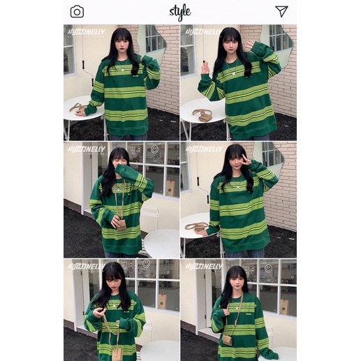 Áo sweater nelly chất dày dặn sale (có sẵn) wussup wsw010