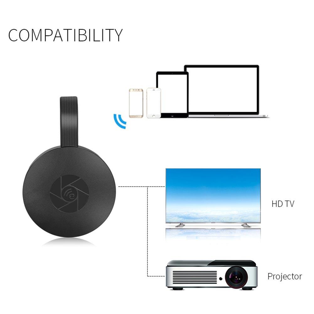 Màn hình không dây Màn hình không dây AIR Phát Wifi không dây Tương thích với HDMI Bộ thu phản chiếu thanh TV