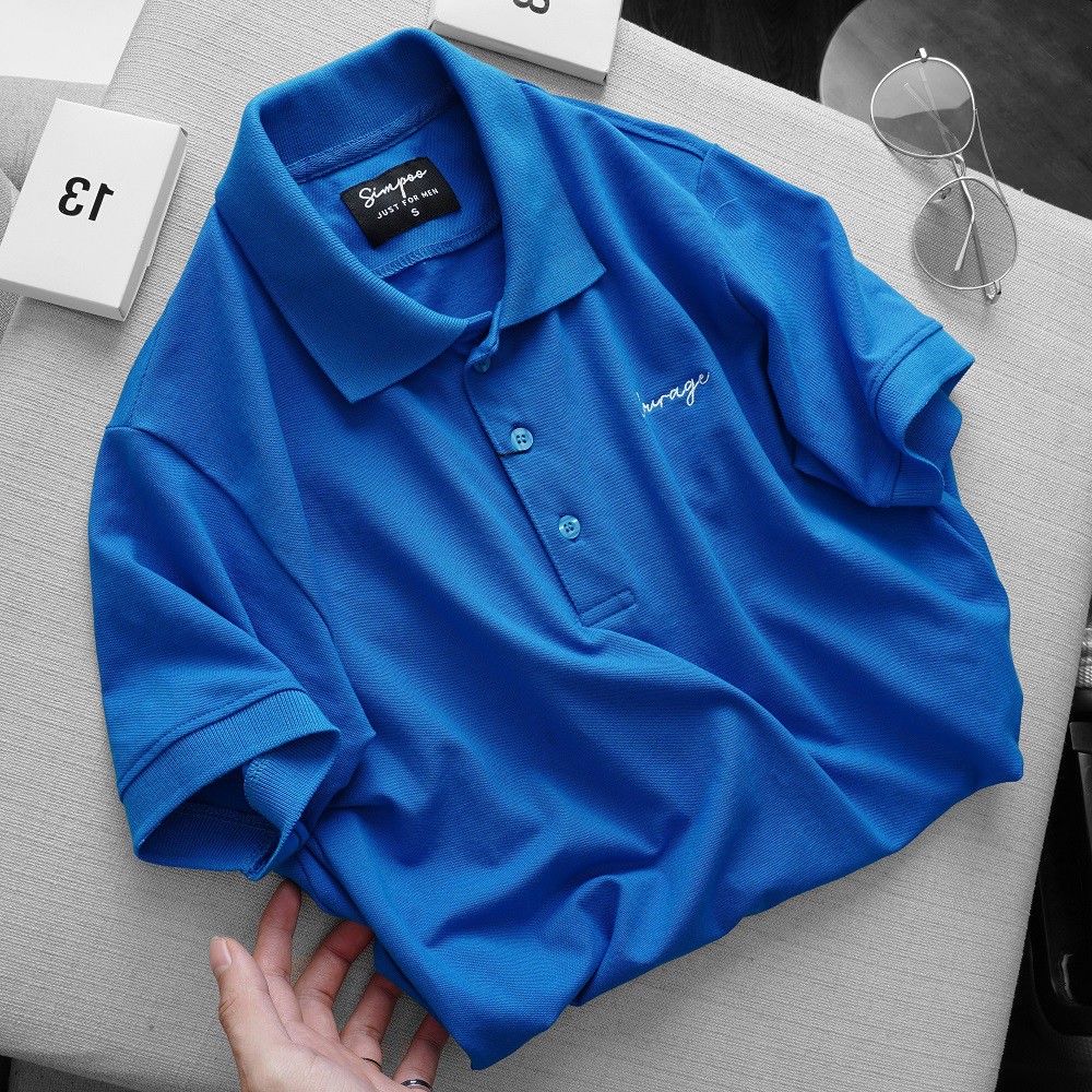 Áo thun Nam cổ bẻ tay ngắn - B044 | BigBuy360 - bigbuy360.vn