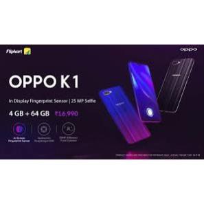 điện thoại Oppo K1 2sim ram 6G/64G mới Chính hãng, Vân tay trong Màn hình