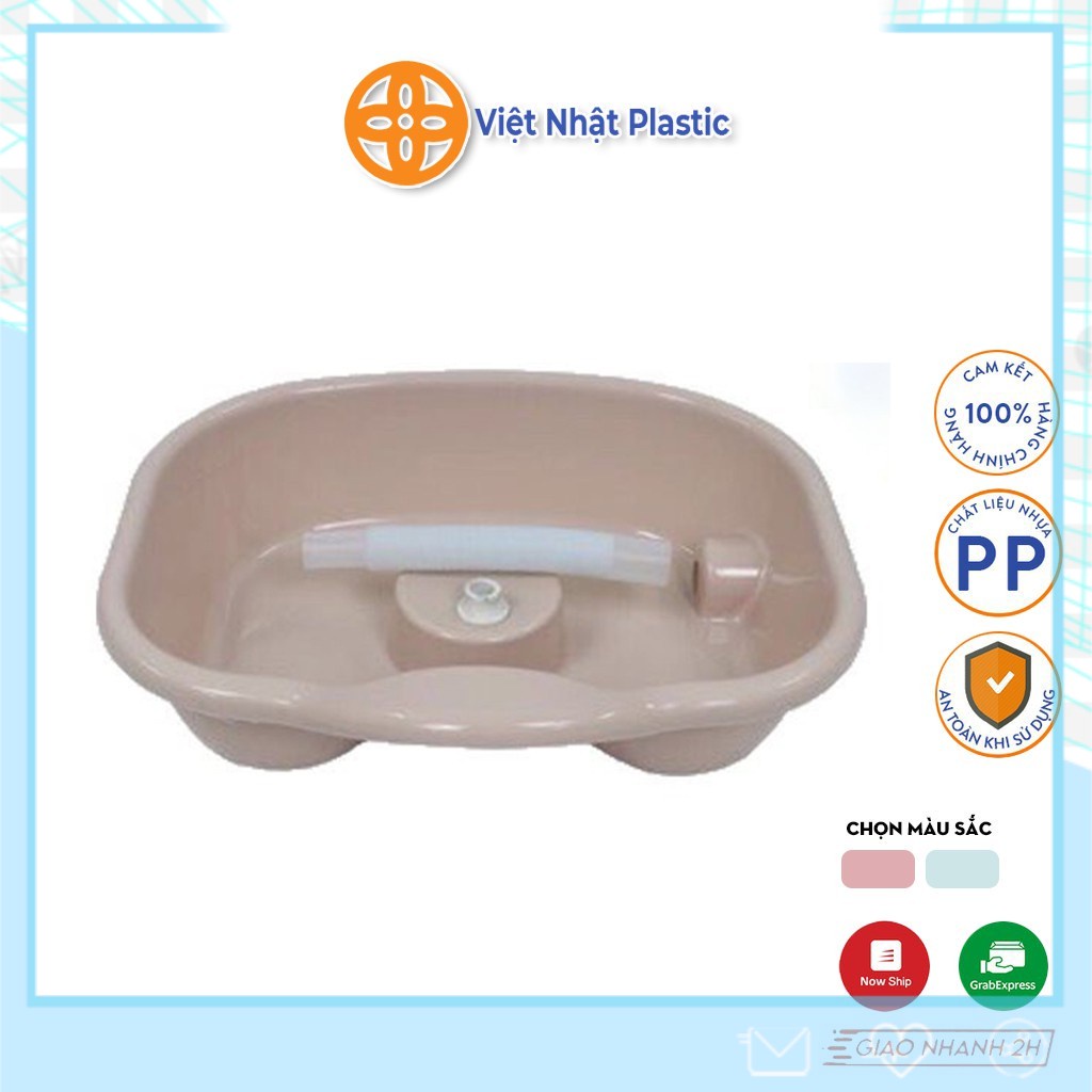 Chậu gội đầu tại giường cho người già, bà bầu, trẻ nhỏ Nhựa Việt Nhật -Thau gội đầu tiện ích-TONGKHOHUYHOANG168