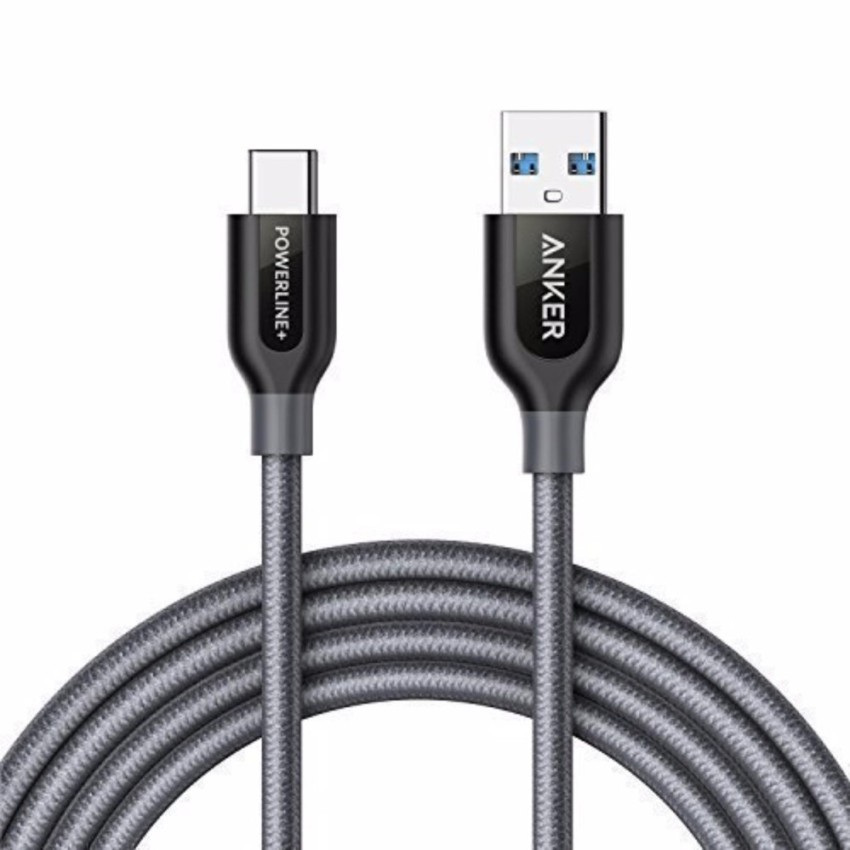 Cáp Anker PowerLine+ USB 3.0 ra USB-C - 1.8m - A8169