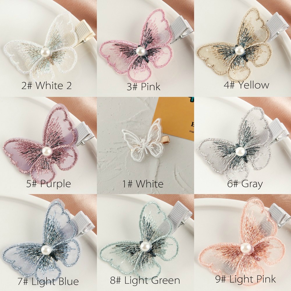 BUTTERFLY KOREAN STYLE Kẹp Tóc Hình Bướm Phong Cách Hàn Quốc Thanh Lịch Cho Bé