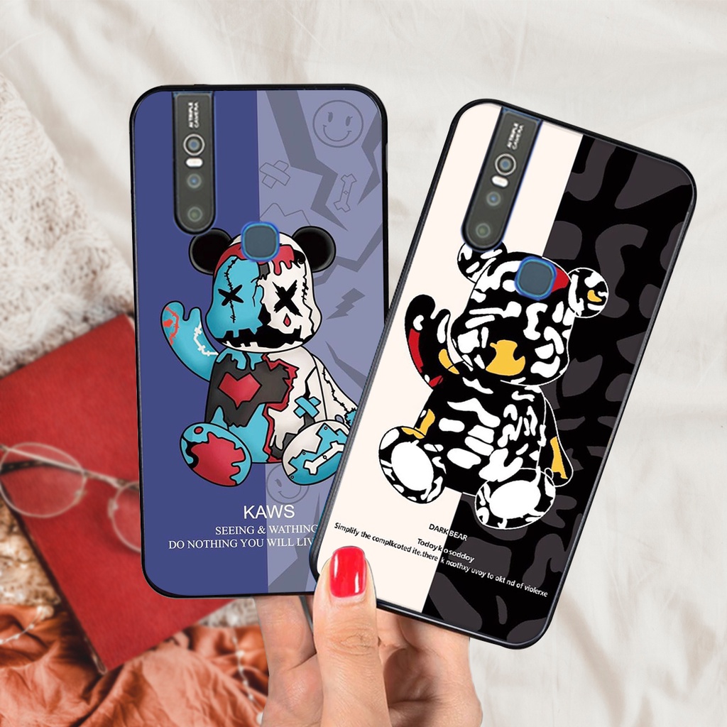 ỐP LƯNG ĐIỆN THOẠI VIVO V15-VIVO V15 PRO MẪU BEARBRICK HOT TREND SIÊU ĐẸP GIÁ RẺ