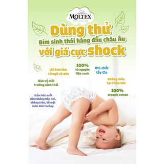 Bỉm/Tã quần Moltex Midi Size (cho bé 9-14kg) 20 miếng