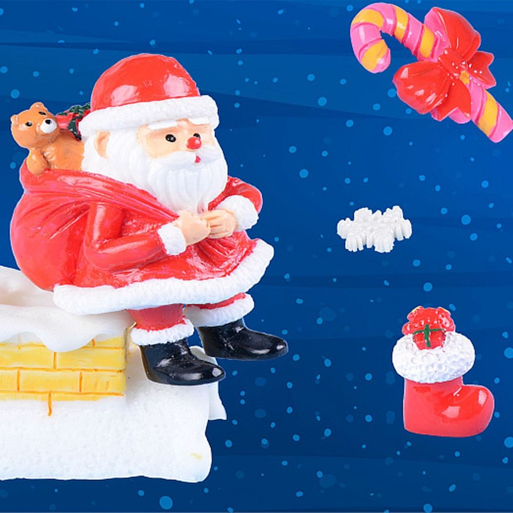 Epoch Đồ trang trí Ông Già Noel / Người Tuyết Mini Bằng Nhựa Resin Dùng Trang Trí Giáng Sinh