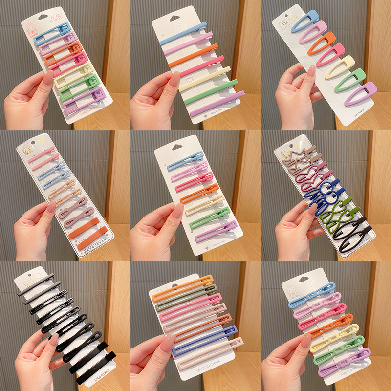 Bộ kẹp tóc xinh xắn theo phong cách hàn quốc 2021